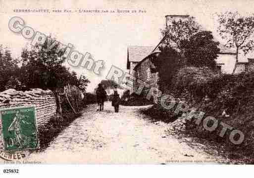 Ville de SERRESCASTET, carte postale ancienne