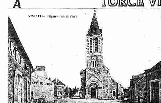 Ville de TORCEVIVIERSENCHARNIE, carte postale ancienne
