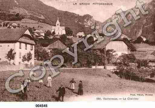 Ville de VACHERESSE, carte postale ancienne Ville de VACHERESSE, carte postale ancienne