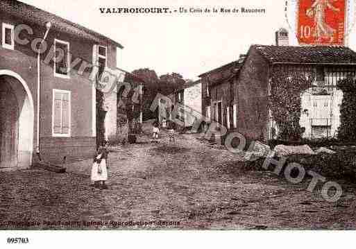 Ville de VALFROICOURT, carte postale ancienne