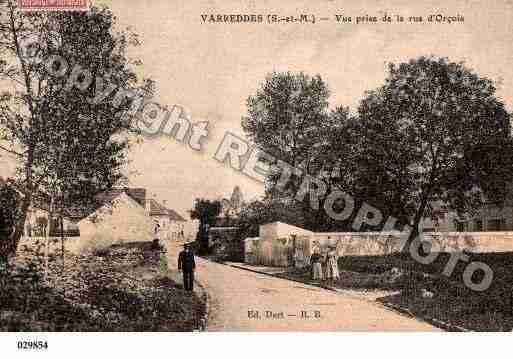 Ville de VARREDDES, carte postale ancienne