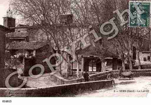 Ville de VERSPONTDUGARD, carte postale ancienne