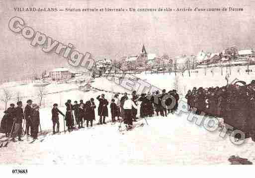 Ville de VILLARDDELANS, carte postale ancienne