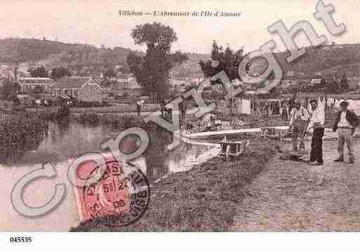 Ville de VILLEBONSURYVETTE, carte postale ancienne