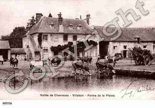 Ville de VILLEBONSURYVETTE, carte postale ancienne