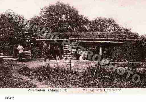 Ville de ALAINCOURT, carte postale ancienne