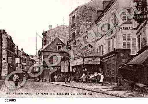 Ville de ARGENTEUIL, carte postale ancienne