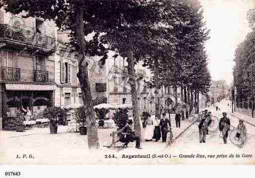 Ville de ARGENTEUIL, carte postale ancienne