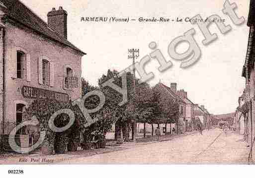 Ville de ARMEAU, carte postale ancienne