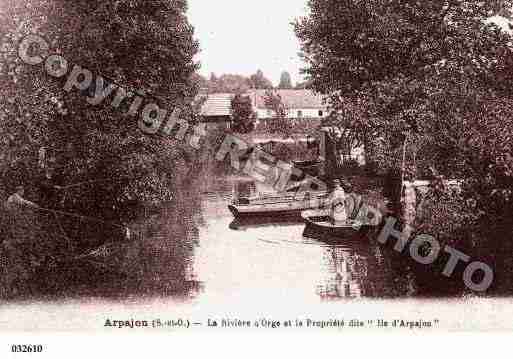 Ville de ARPAJON, carte postale ancienne