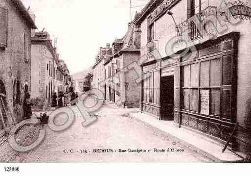 Ville de BEDOUS, carte postale ancienne