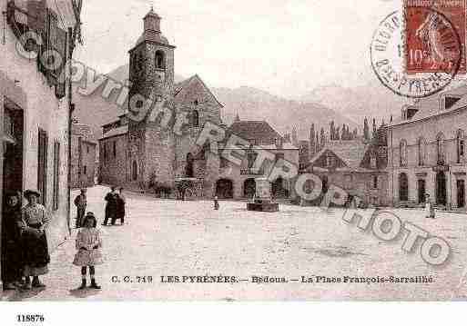 Ville de BEDOUS, carte postale ancienne