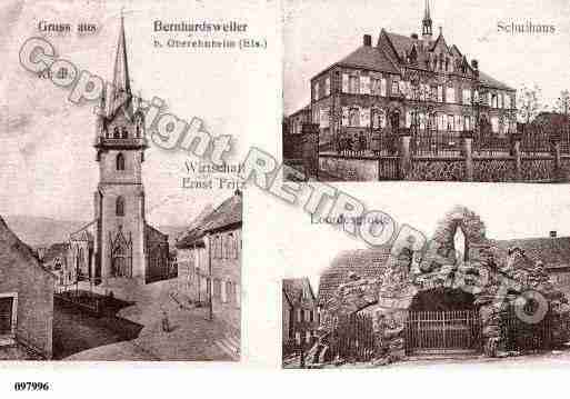 Ville de BERNARDSWILLER, carte postale ancienne