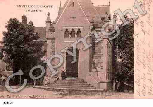 Ville de BEVILLELECOMTE, carte postale ancienne