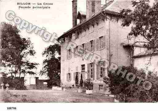 Ville de BILLOM, carte postale ancienne