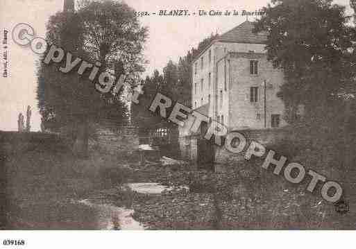 Ville de BLANZY, carte postale ancienne