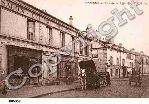 Ville de BOBIGNY, carte postale ancienne