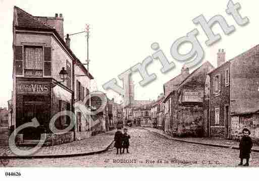 Ville de BOBIGNY, carte postale ancienne