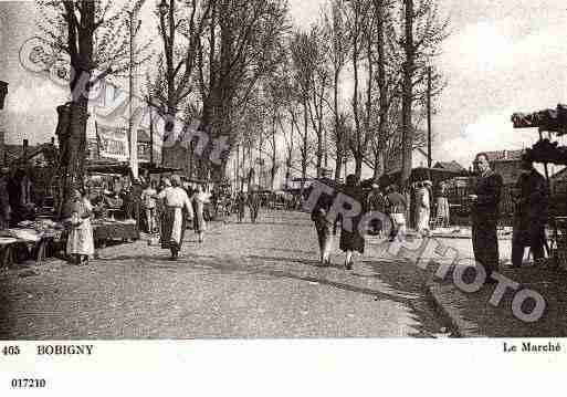 Ville de BOBIGNY, carte postale ancienne