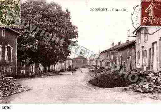 Ville de BOISMONT, carte postale ancienne