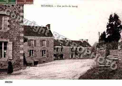 Ville de BOURSEUL, carte postale ancienne