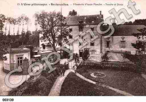 Ville de BRETONCELLES, carte postale ancienne