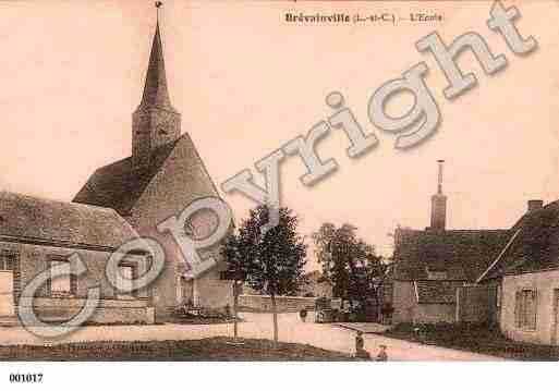 Ville de BREVAINVILLE, carte postale ancienne