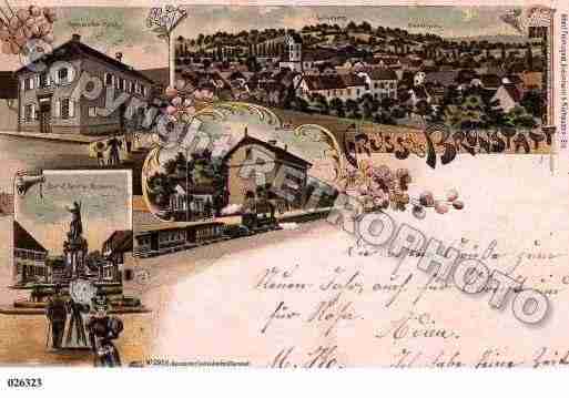 Ville de BRUNSTATT, carte postale ancienne