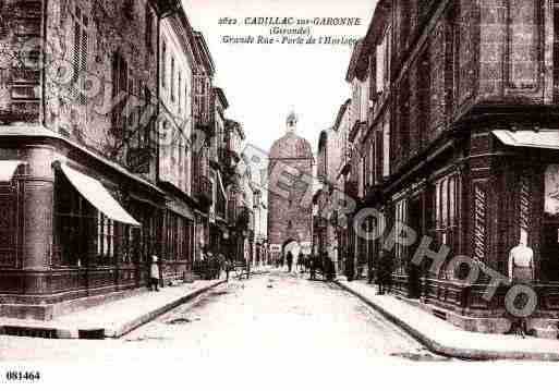 Ville de CADILLAC, carte postale ancienne
