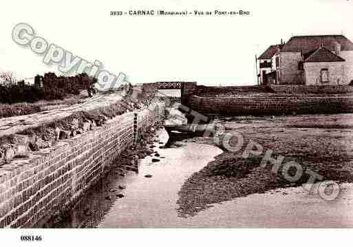 Ville de CARNAC, carte postale ancienne