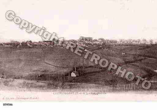 Ville de CASTELSAGRAT, carte postale ancienne