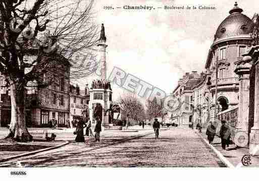 Ville de CHAMBERY, carte postale ancienne