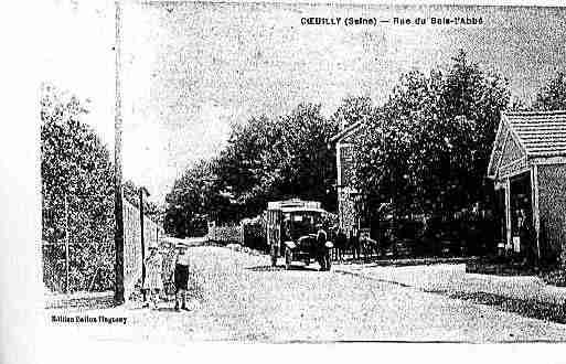 Ville de CHAMPIGNYSMARNE, carte postale ancienne