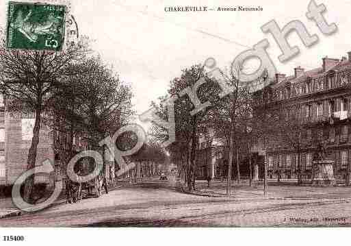 Ville de CHARLEVILLEMEZIERES, carte postale ancienne