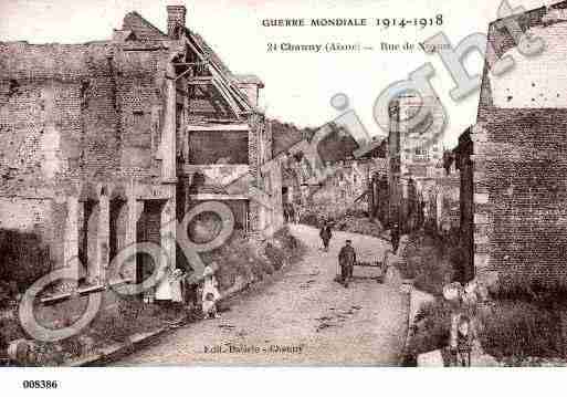 Ville de CHAUNY, carte postale ancienne