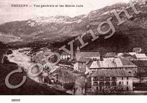 Ville de CHEZERYFORENS, carte postale ancienne