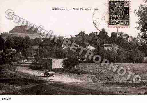 Ville de CHOISEUL, carte postale ancienne