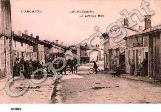 Ville de COURTEMONT, carte postale ancienne