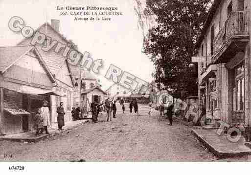 Ville de COURTINE(LA), carte postale ancienne