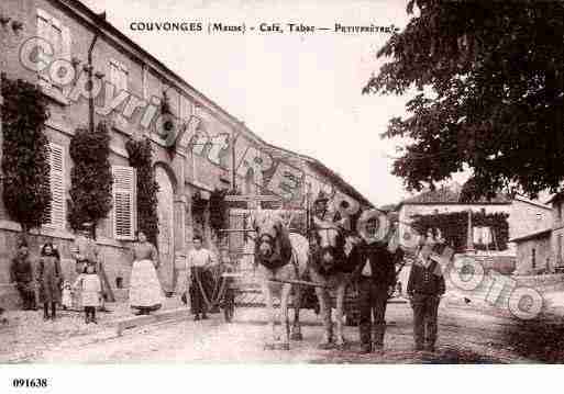 Ville de COUVONGES, carte postale ancienne