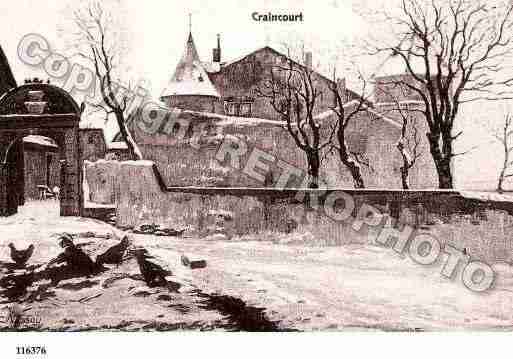 Ville de CRAINCOURT, carte postale ancienne