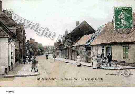 Ville de CRIELSURMER, carte postale ancienne Ville de CRIELSURMER, carte postale ancienne