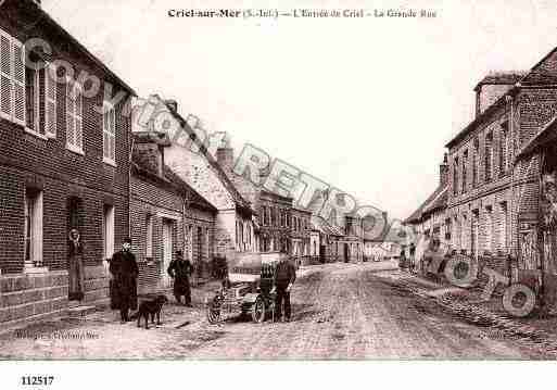 Ville de CRIELSURMER, carte postale ancienne