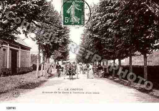 Ville de CROTOY(LE), carte postale ancienne