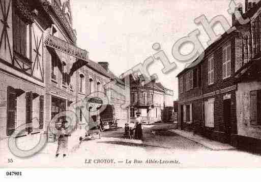 Ville de CROTOY(LE), carte postale ancienne