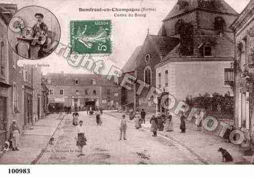 Ville de DOMFRONTENCHAMPAGNE, carte postale ancienne