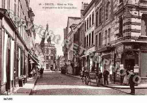 Ville de DREUX, carte postale ancienne