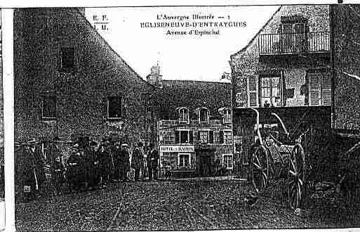 Ville de EGLISENEUVED'ENTRAIGUES, carte postale ancienne