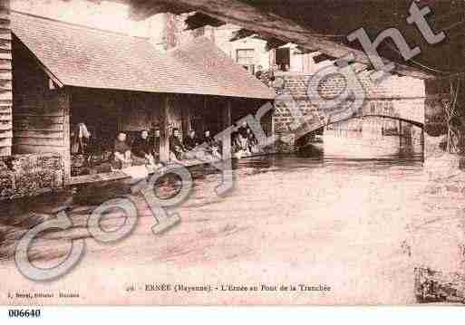 Ville de ERNEE, carte postale ancienne