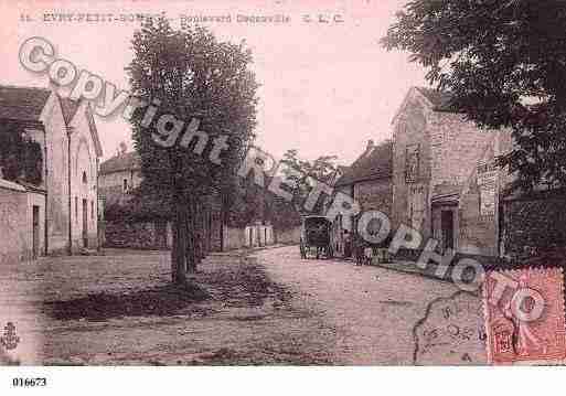 Ville de EVRY, carte postale ancienne